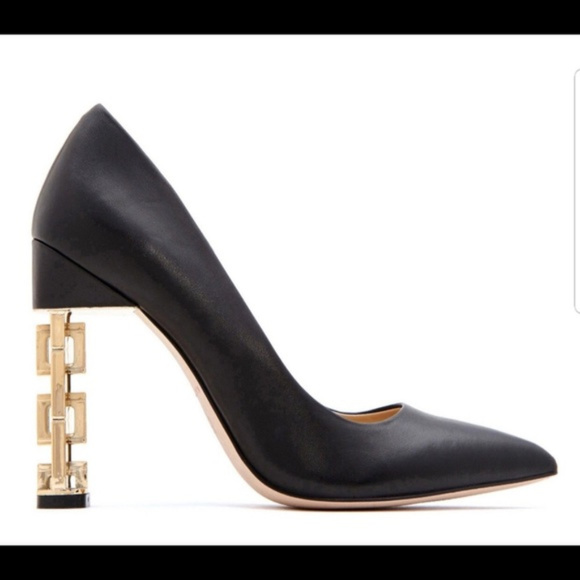 Katy Perry Collections Shoes - Katy Perry The Suzzie Chain Link Pointed Toe Heels